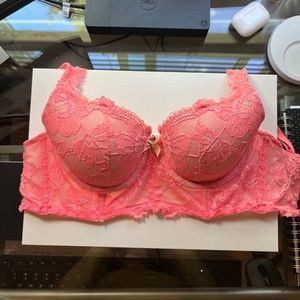Victoria's Secret Demi Lace Corset Style Bra - 32 C